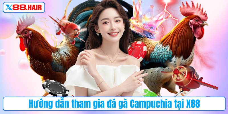Hướng dẫn tham gia đá gà Campuchia tại X88